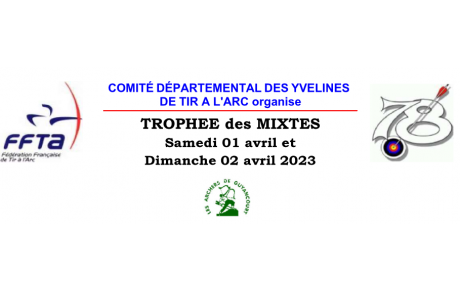 TROPHÉE DES MIXTES Manche extérieure à Guyancourt 1er et 2 Avril